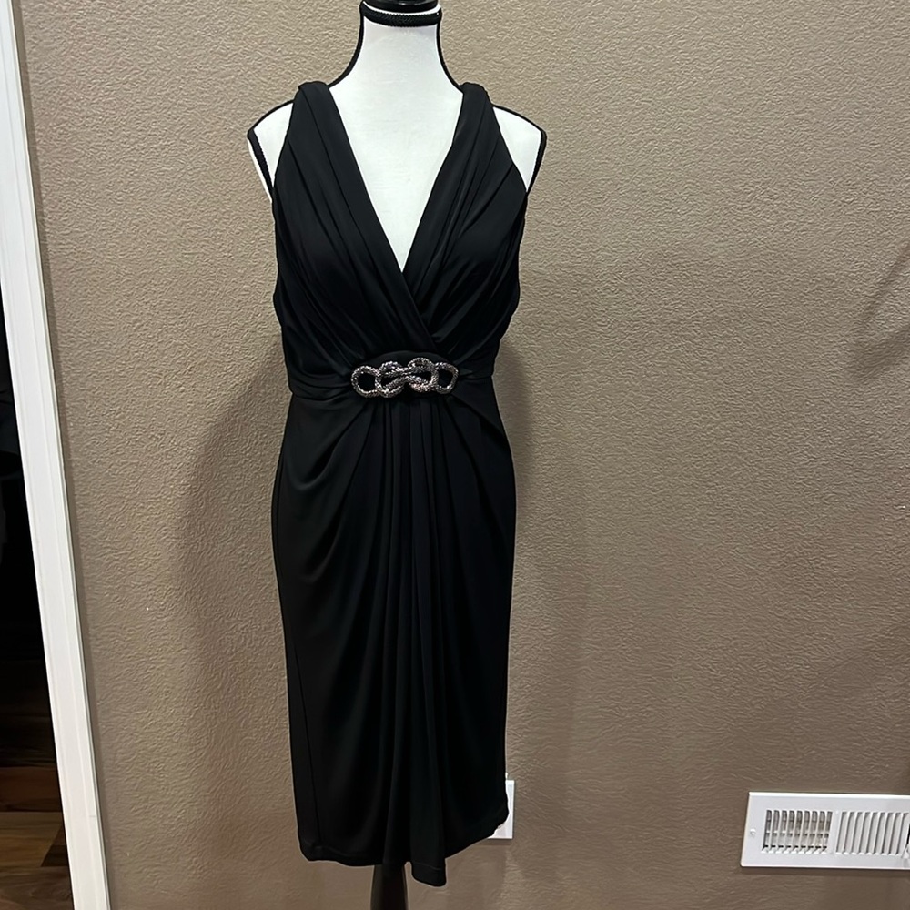 Black cocktail dress